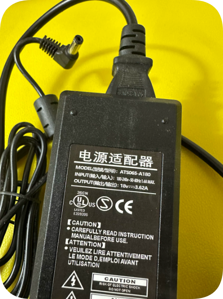 *Brand NEW*Adat 18V3.62A power adapter ATS065T-A180 power adapter round port SDI65-18-U Power Supply
